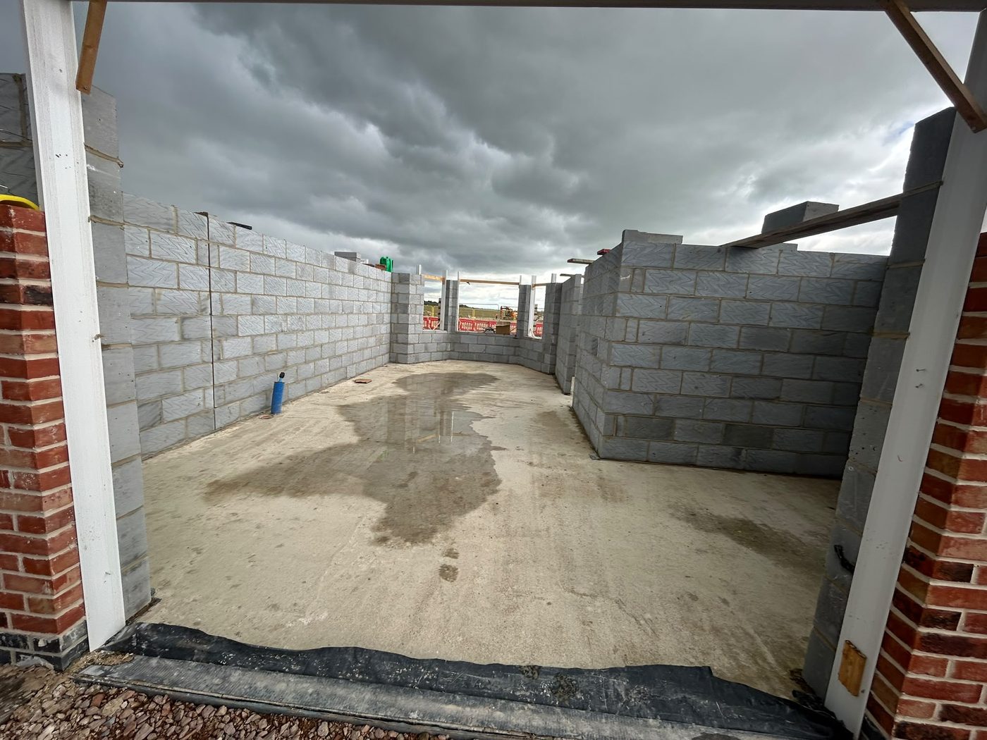 Structural blockwork shell